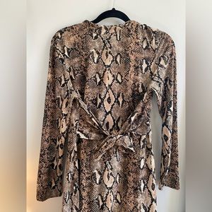 Snakeskin dress